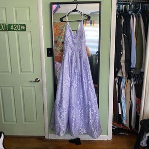 purple floral macy's dress size 15 new with tags